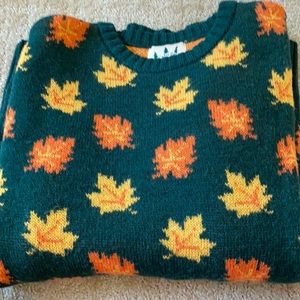 KJP leaf sweater